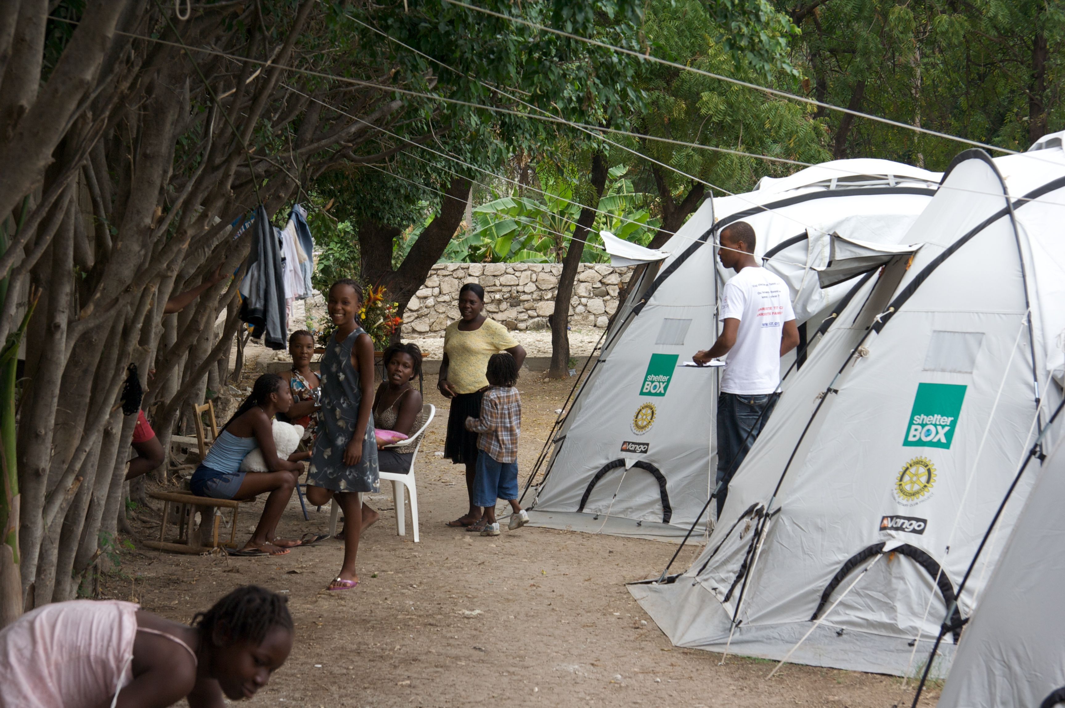 Shelter Box tents