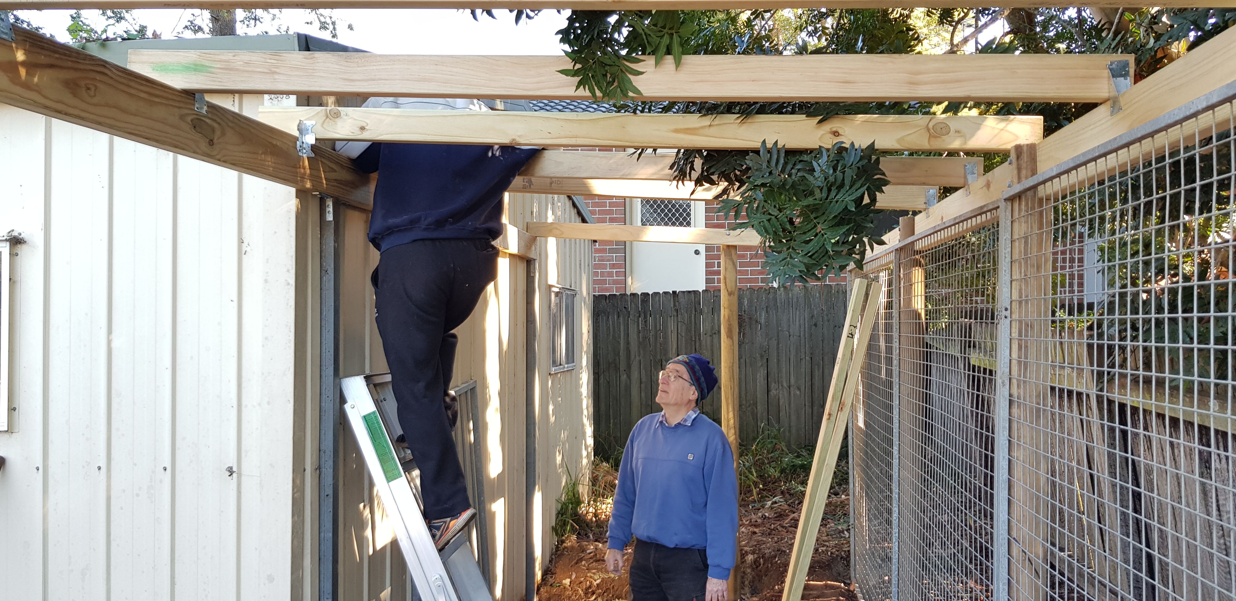 Plant prep area roofing