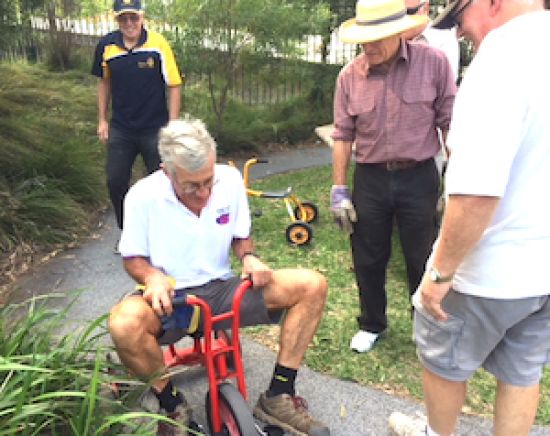 Gary on a trike