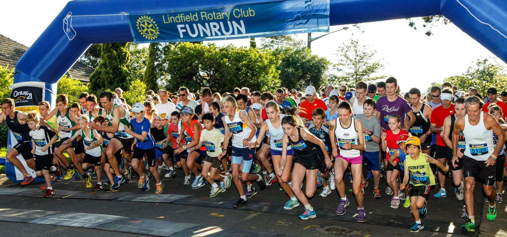 Lindfield FunRun start